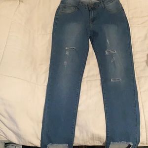 Distressed Jeans